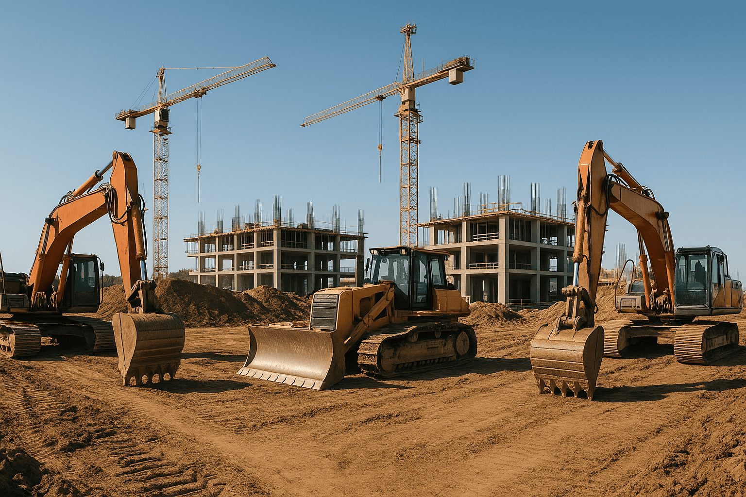 Nombre de las máquinas de construcción