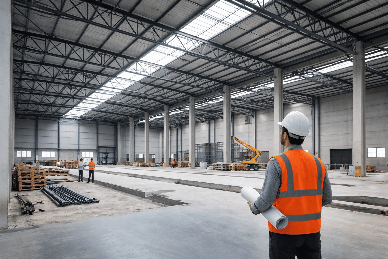 Estructura de nave industrial